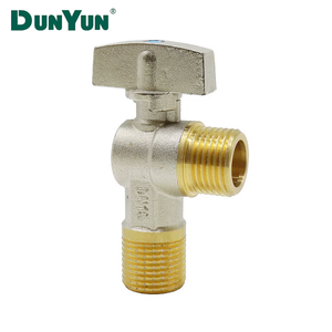 DunYun 1/2 Inch Brass Triangle Angle Valve Ball Core