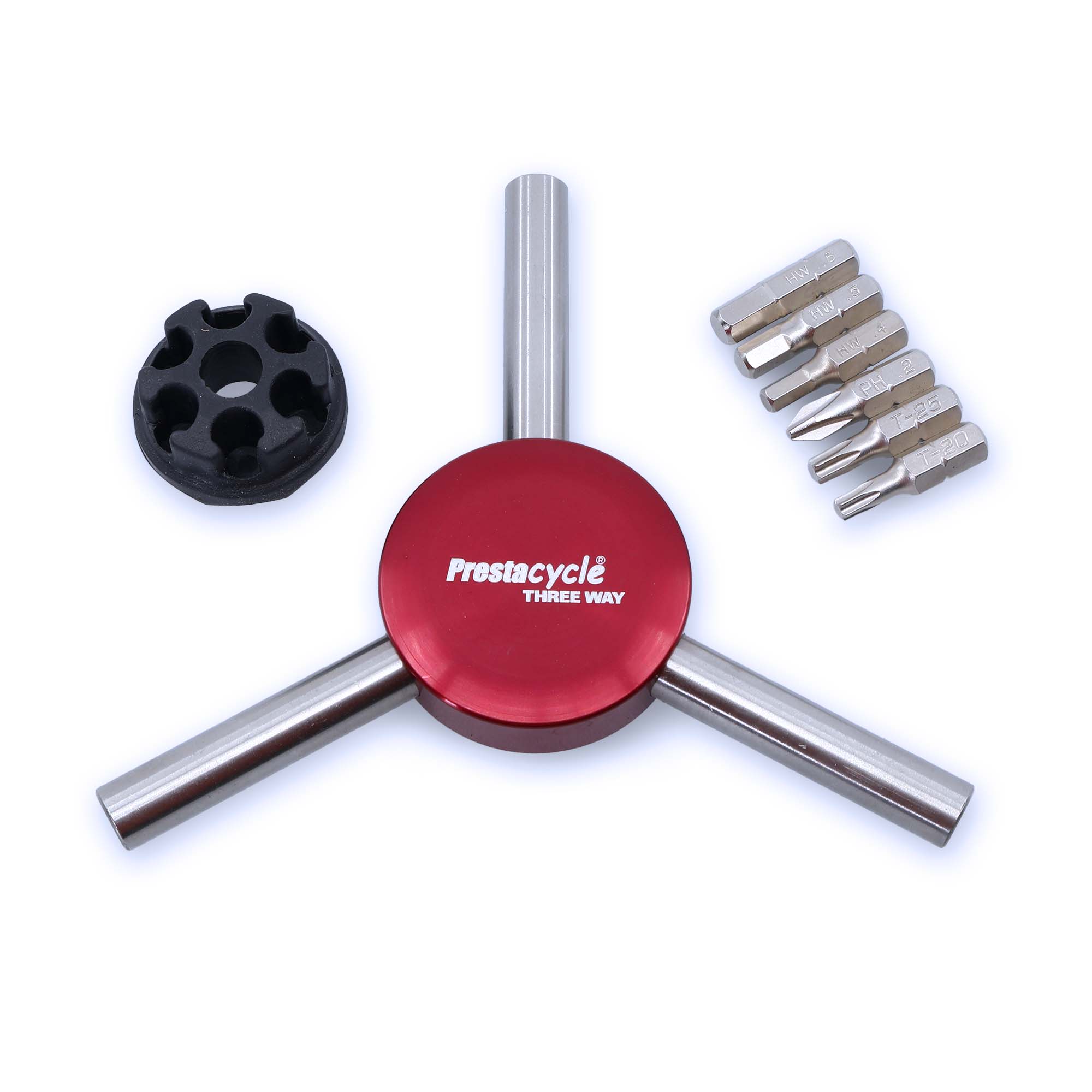 Three Way Y Bits Tool for 1/4 hex bits