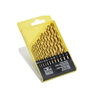 HSS Combined Twist Drill Bit Set with HSS Cobalt Bits