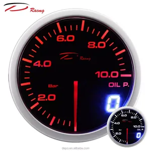 52mm Car Oil Pressure Gauge Analog Digital LED
