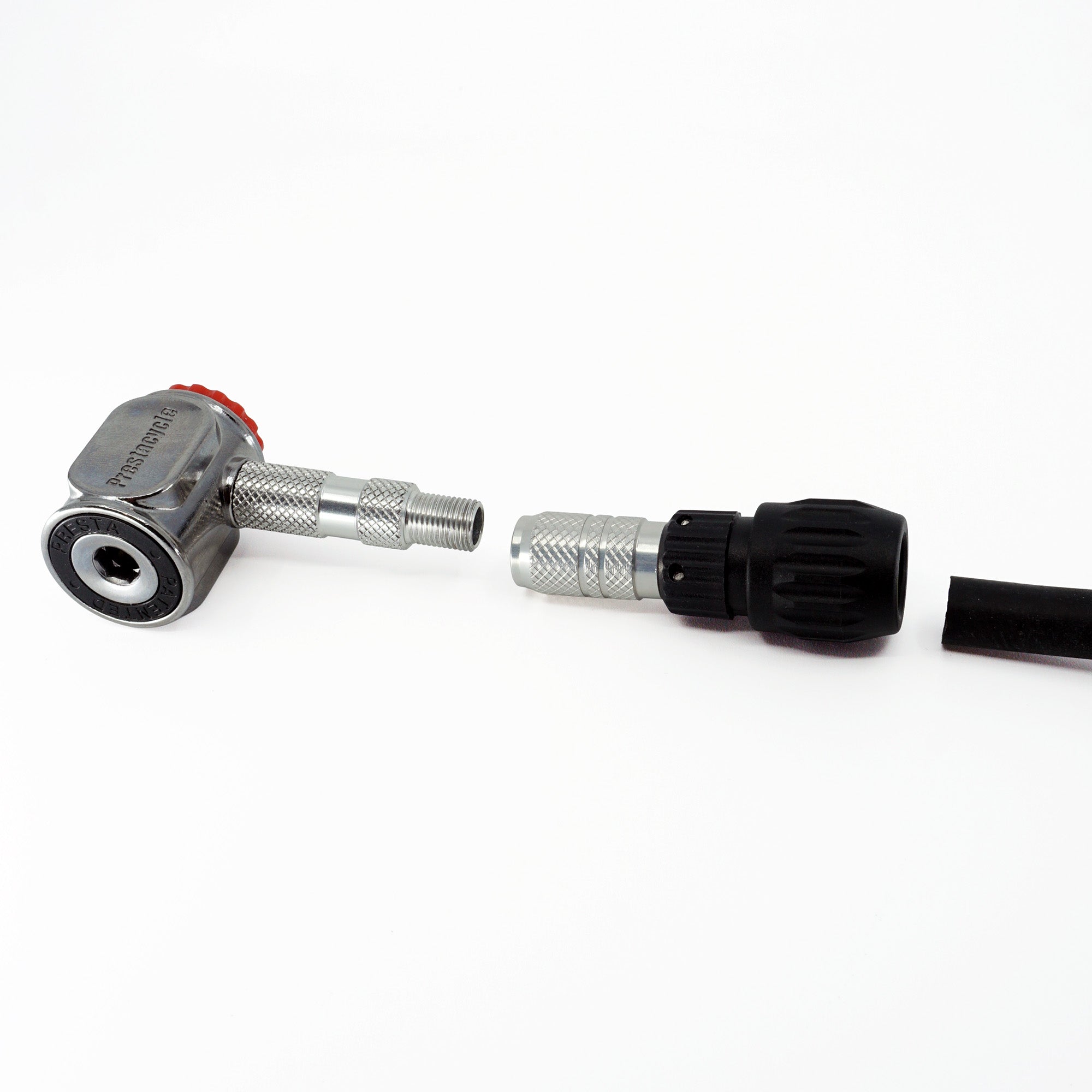 Pro Presta Head with Pump Hose Adapter Bundle