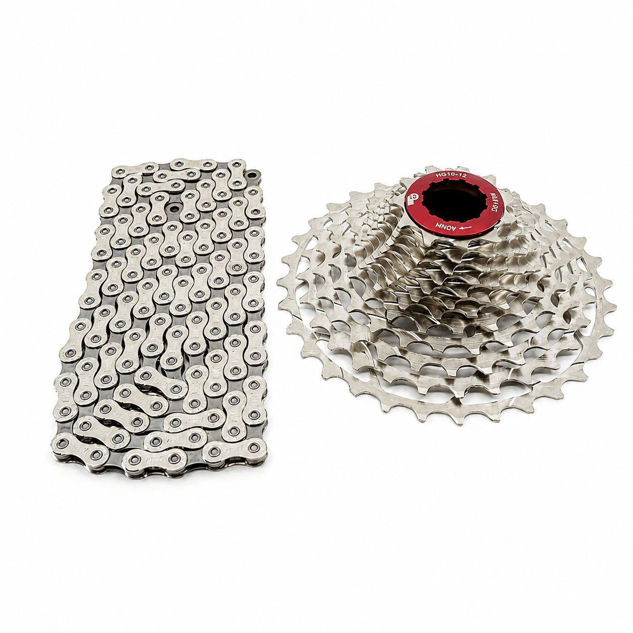 UniBlock PRO 12-Speed Cassette for Shimano HG with YBN Chain Bundle