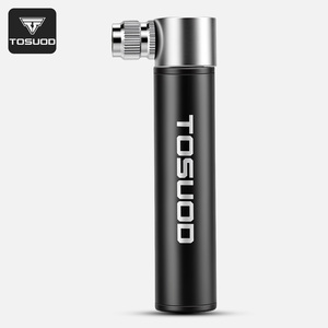 TOSUOD Portable Mini High-Pressure Aluminum Alloy & Nylon Road Car Inflatable Pump with Schrader Valve for Mountain Bike Bicycle