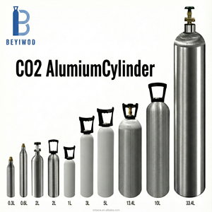 DOT3AL Aluminium CO2 Cylinder Tank