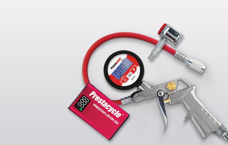 Prestacycle Inflation Tools and Auto-Lock Presta Heads